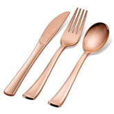 Bestek glanzend rosé Plastic